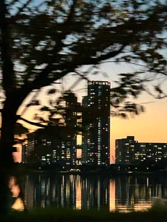 ラウンジリオ中洲 れんか 夕焼け綺麗1