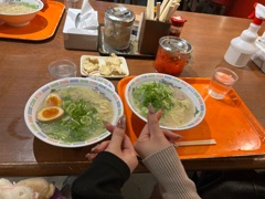 ラウンジリオ中洲 れんか 深夜ラーメン1