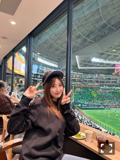 ラウンジリオ中洲 さやか 野球同伴⚾️1