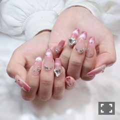 ラウンジリオ中洲 すず 3月のネイル🎀💅🏻🪽🫧1